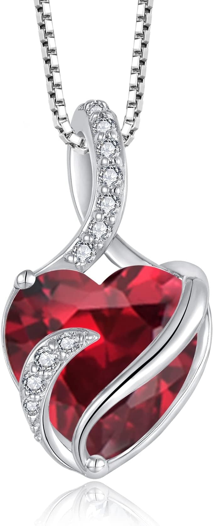 July Birthstone Ruby Necklace